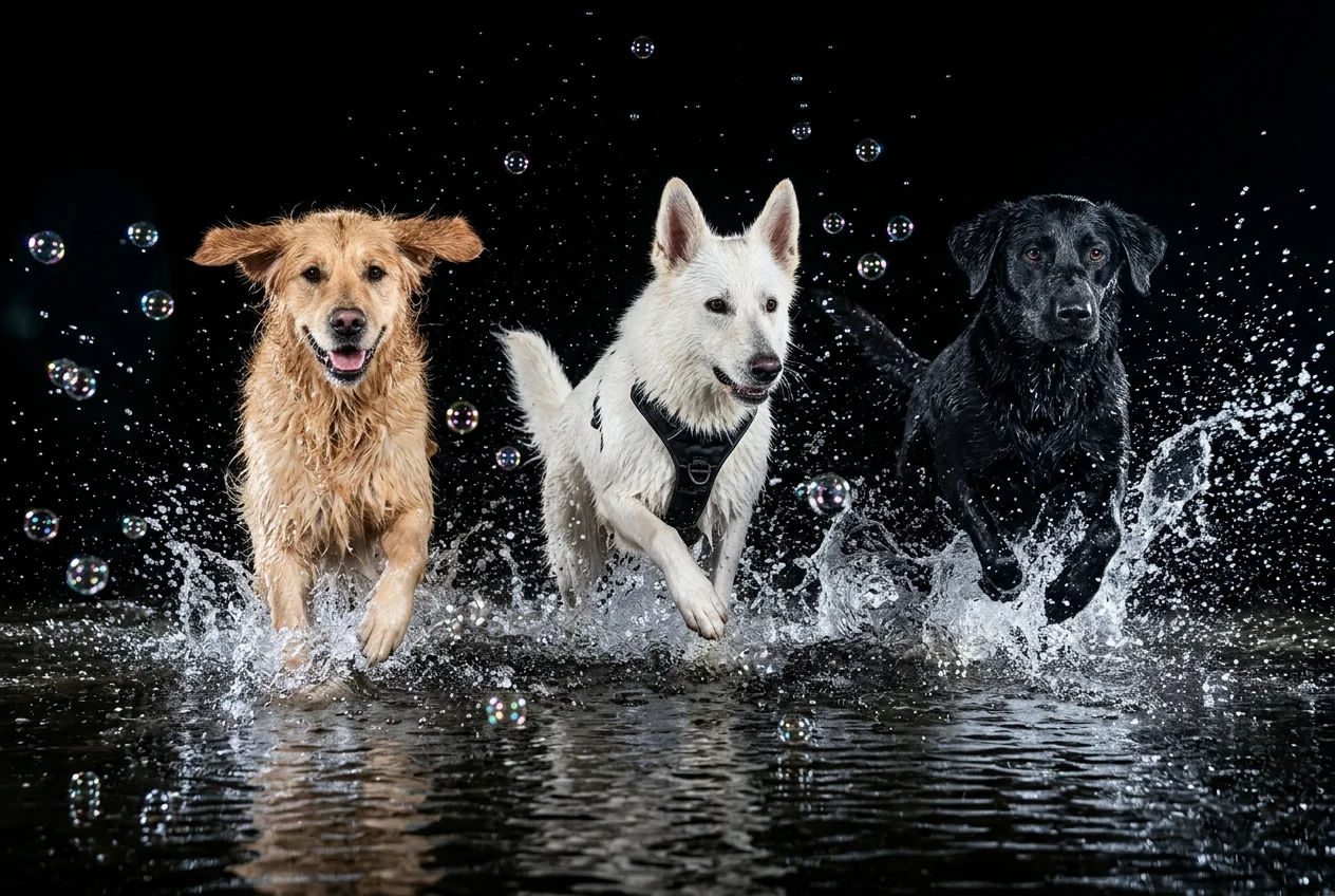 Wassermagie Hundeshooting Rheurdt - Sven Schubert