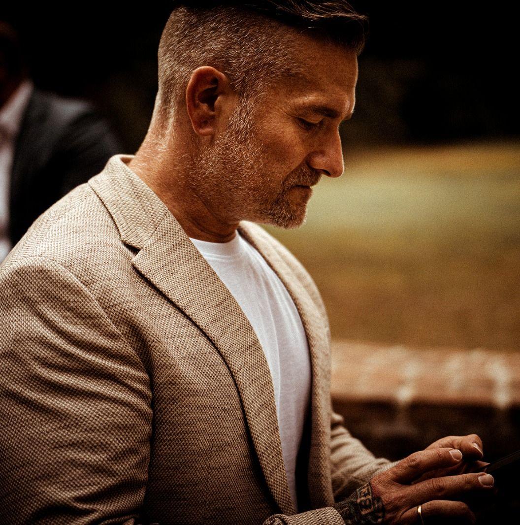 Hochzeitsfotograf bei der Arbeit